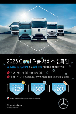 다임러, 하계 벤츠 트럭 부품 할인전
