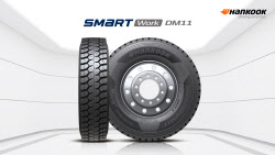 한국타이어, 덤프트럭용 타이어 '스마트워크 DM11' 출시