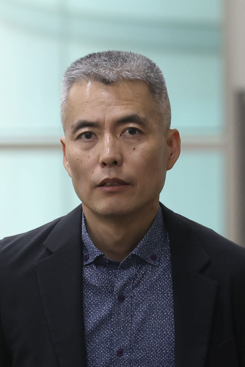 공판 출석하는 김화동 해병대2사단 1여단장                                                                                                                               ...