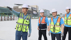김태승 코레일 사장, 장마철 대비 철도복개 공사현장 안전점검