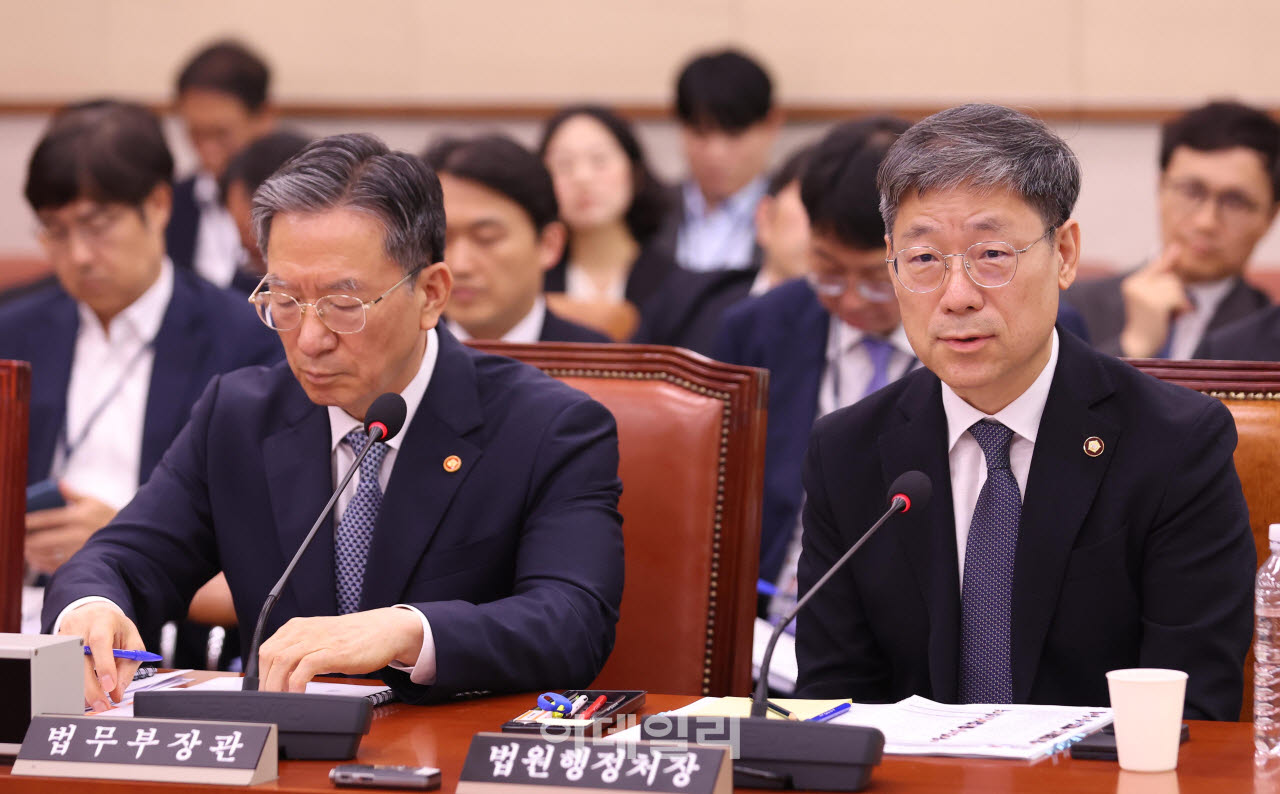 법사위, '답변하는 노경필 법원행정처장'                                                                                                                                ...