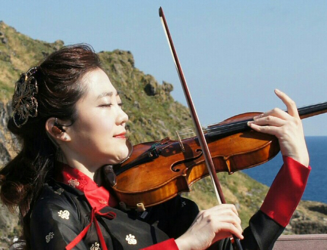 바이올린으로 알린 ‘대한민국, 독도, 아리랑’