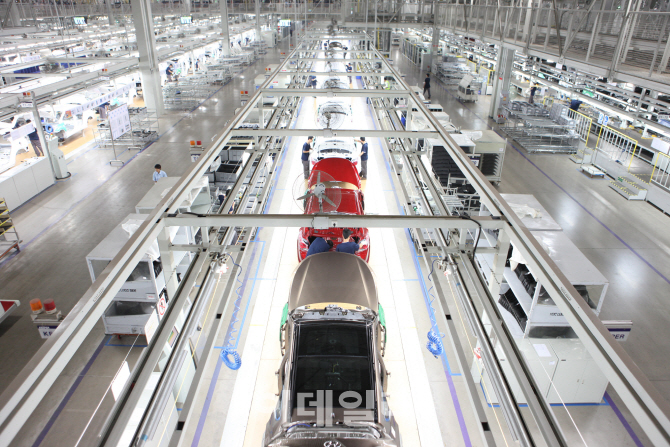 [르포]현대차 中 800만대 판매 일군 베이징 3공장…비결은 높은 생산성