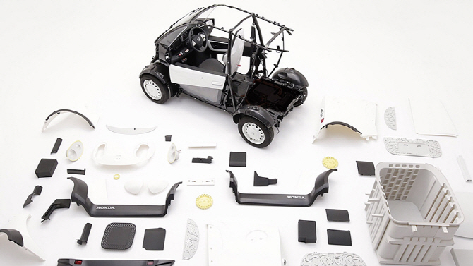 혼다, 3D 프린팅으로 제작한 초소형 전기차 선보여