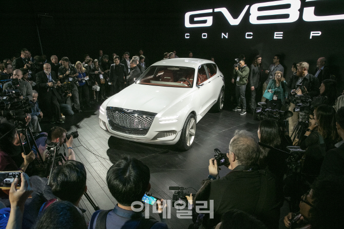 제네시스, 수소 SUV 콘셉트카 ‘GV80’ 세계 최초 공개