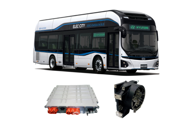 현대로템, `휠모터 구동시스템` 현대차 전기버스에 적용