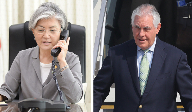 강경화-틸러슨, 내일 워싱턴서 회담…정상회담 최종조율