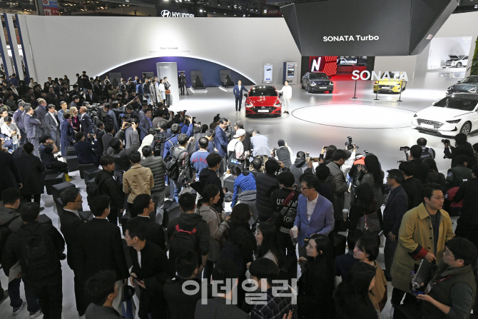'2019 서울 모터쇼'에서 공개된 현대차 신형 소나타
