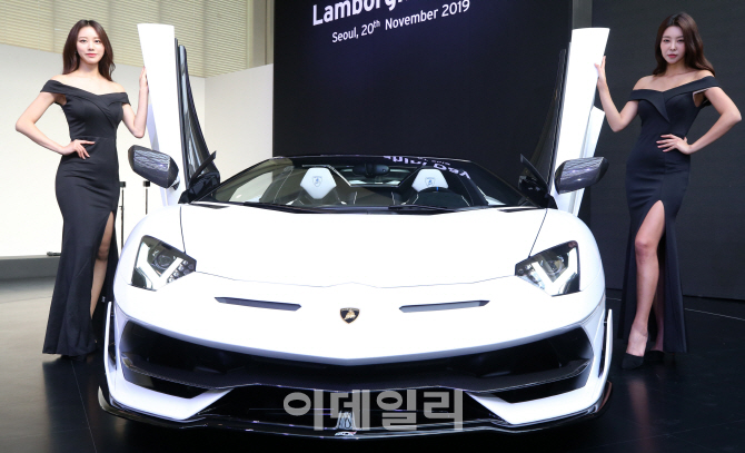 람보르기니, 한국 진출 처음 연간 판매량 100대 돌파
