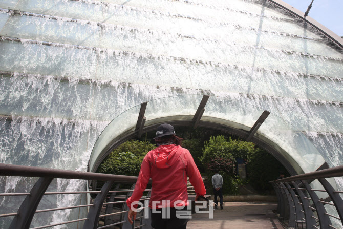 [포토]매우 높은 자외선 지수 탓에 후덥지근한 날씨