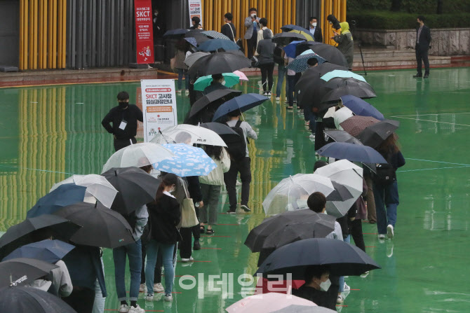 [포토]SK그룹 상반기 대졸 신입사원 공채 시험