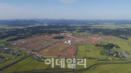 충남도 토지면적 16.3㎢ 늘었다…내포신도시 1.6배 규모