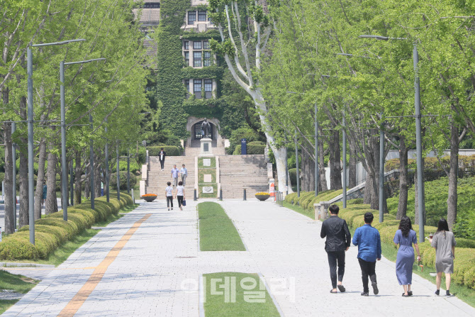 [포토]코로나19로 한산한 캠퍼스