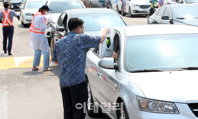 [포토]종로학원, 드라이브스루 대입전략 설명회