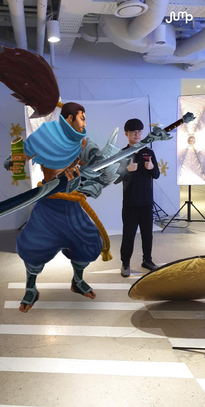 ‘점프AR·VR’ T1 페이커 대결 영상에 조회수 30만