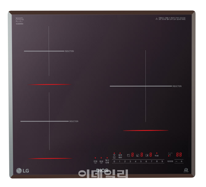 LG 디오스 전기레인지, "인덕션으로 여름에도 쾌적하게"