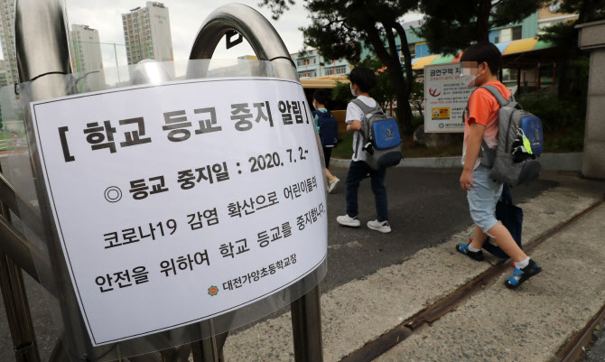 등교수업 중단 학교 47개교…등교이후 학생 확진 30명