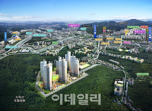 수도권의 자연친화적 숲세권 아파트 ‘안양 수리산 포레’