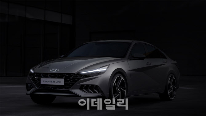 올 뉴 아반떼 'N라인' 렌더링 공개…이달 출시
