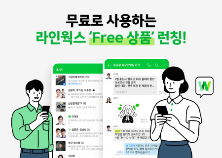 네이버 협업 솔루션 라인웍스, 중소기업은 무제한 무료