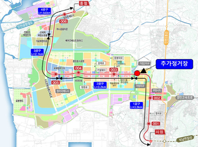 인천시, 청라연장선 봉수대로 역 추가…2027년 동시 개통