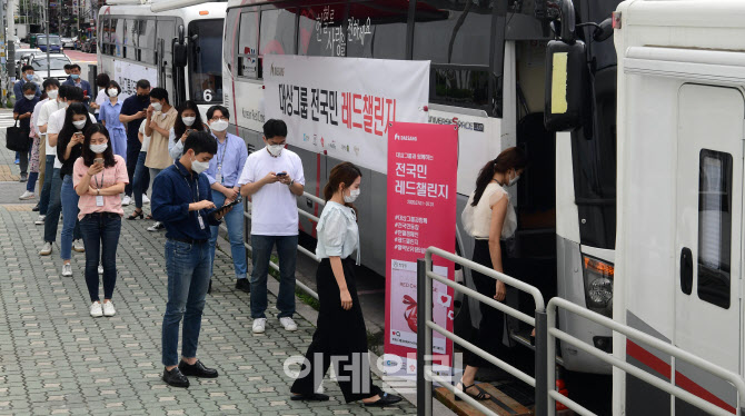 [포토]대상그룹, 혈액수급 안정화 '레드챌린지' 캠페인