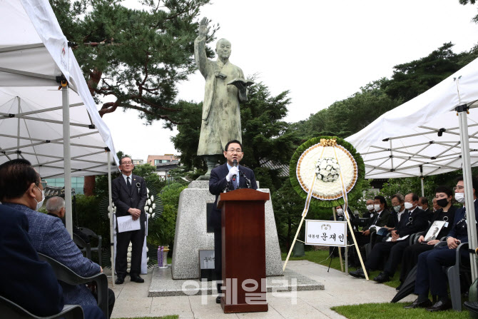 [포토]주호영 미래통합당 원내대표의 추모사