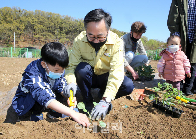 [포토] 금천구, 힐링가족 도시농부 체험농장 운영