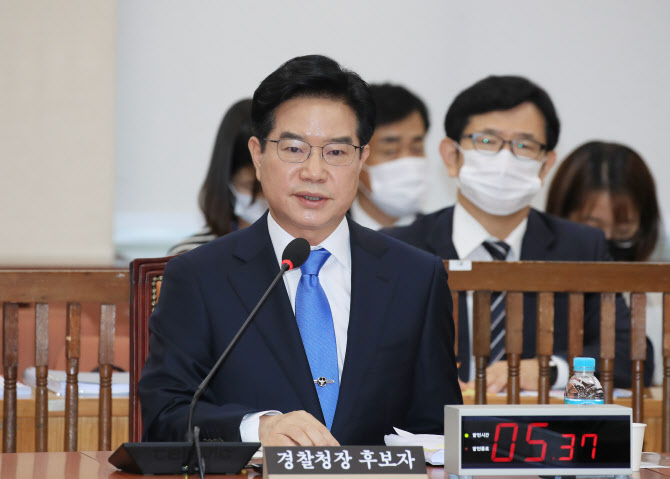 "박원순, 또 박원순"…경찰청장 청문회 덮은 '朴 성추행 사건'(종합)