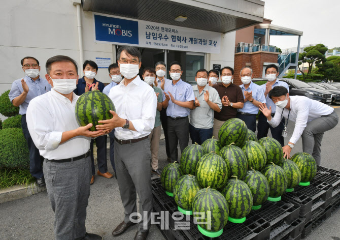 현대모비스, 부품협력사에 계절과일 전달하며 상생 다져