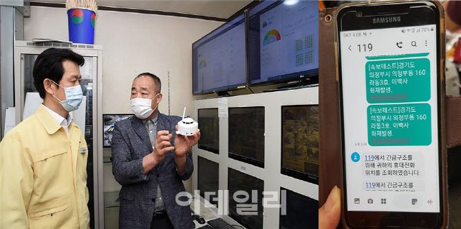IoT기술 적용 화재로부터 안전한 의정부제일시장
