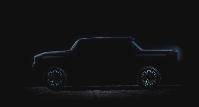 1000마력 몬스터 트럭 `허머 EV` 공개…2021년 출시