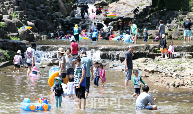 [포토]폭염 잊은 물놀이