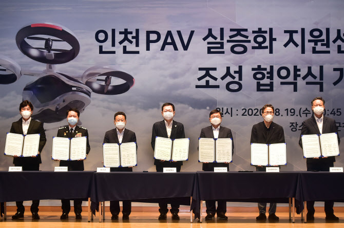 인천시·옹진군, 유인 드론 실증센터 조성 협력