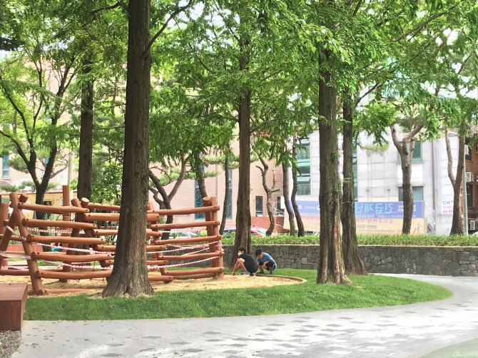 용인시 노후 어린이공원 ‘도시숲’으로 탈바꿈