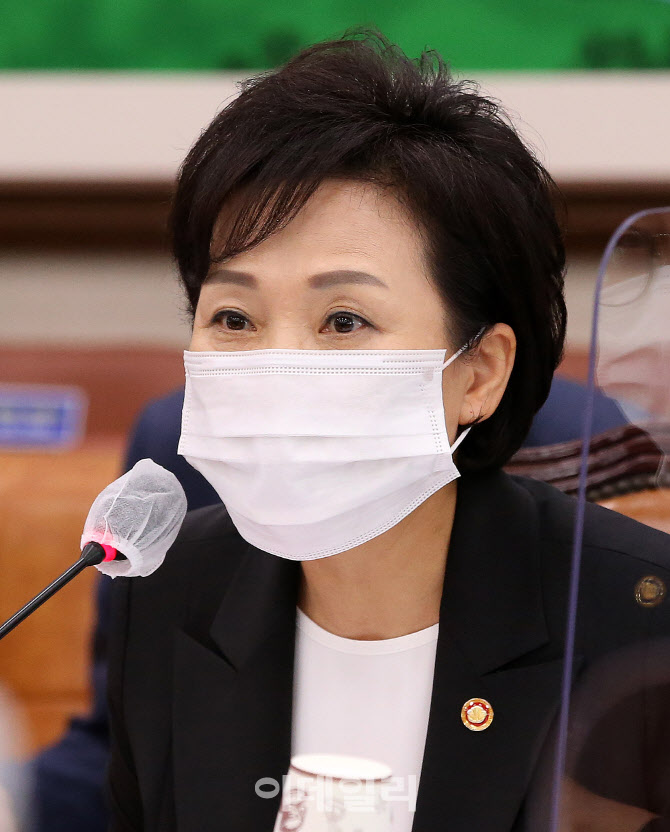 [포토]국토위 출석한 김현미 국토교통부 장관