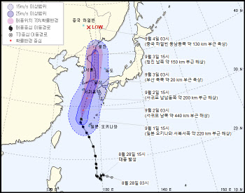 턱밑까지 온 태풍 `마이삭`…"3일 새벽3시 거제~부산 상륙”(종합)