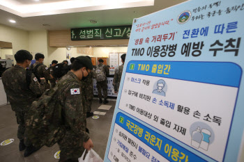 사회적 거리두기 완화…軍 신병 위로 휴가 재개키로