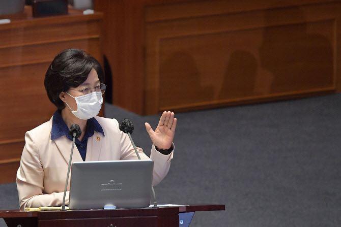 추미애, 아들 해명 중 동요…"엄마 역할 제대로 못해줬다"