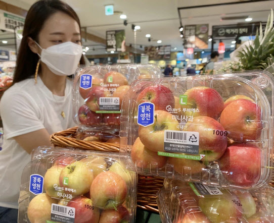 롯데마트, 국산 사과·쌀·체소 품종 육성에 앞장선다