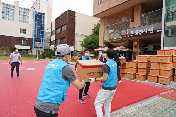 알집매트, 은평천사원에 '알집 TPU 퍼즐매트' 기부 및 시공