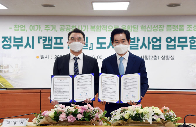 의정부 미군공여지 캠프카일, 창업·주거·여가 복합 혁신공간으로 개발