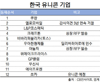 ‘쏘카’도 유니콘 합류…한국서 몇번째일까