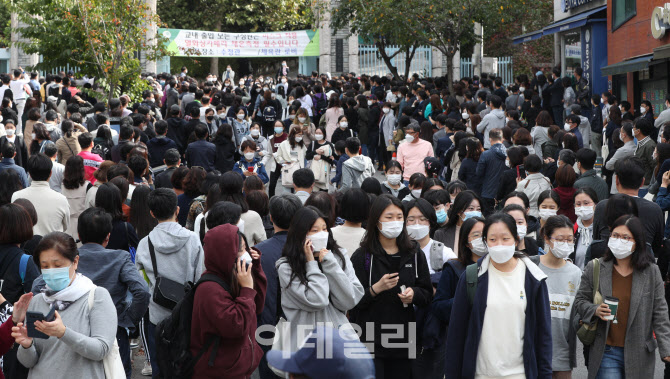 [포토]2021학년도 수시 적성·논술 스타트