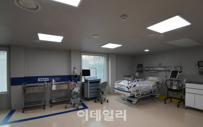 [포토] 코로나19 중환자 병실 공개