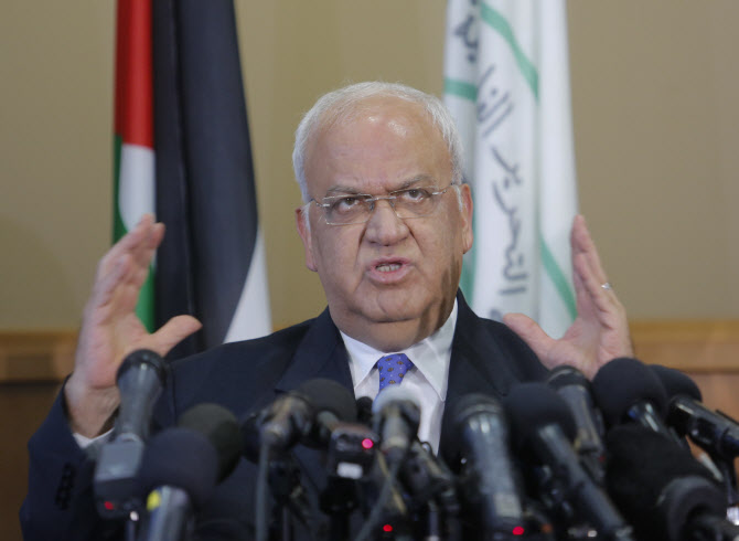 '팔레스타인 협상가' 에레카트, 코로나19로 '중태'