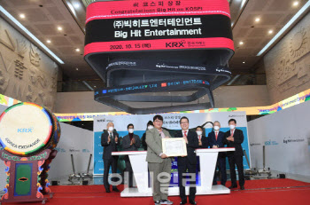 빅히트 주가하락 주범 찾았다…4대주주 메인스톤 3644억 현금화