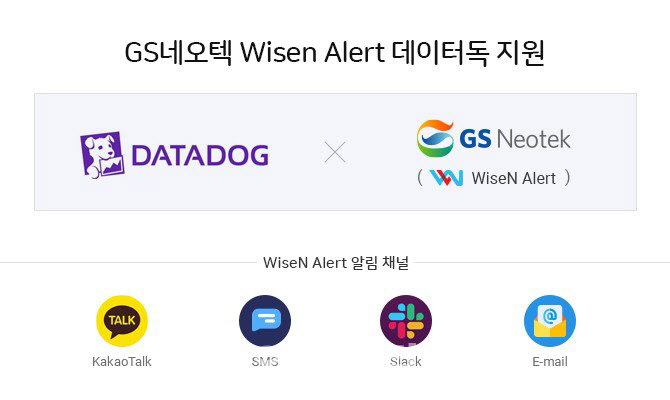 GS네오텍 “카카오톡으로 실시간 데이터독 알림”