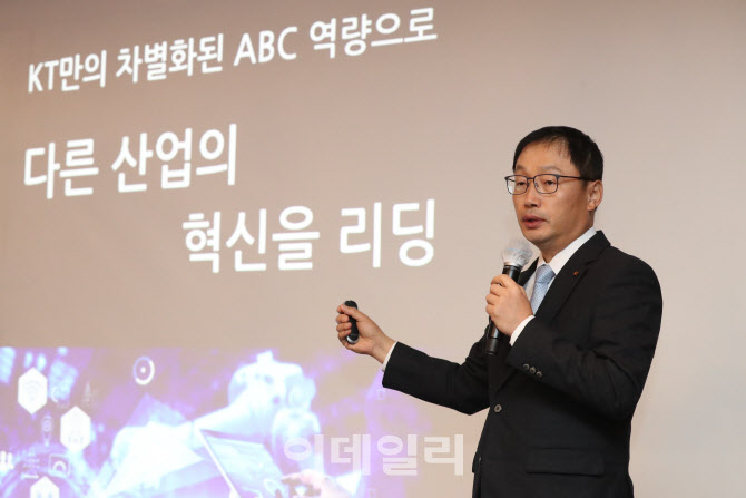 [포토]구현모 KT 대표, "다른 산업의 혁신을 리딩"