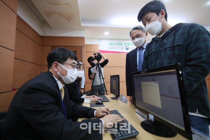 [포토]입영대상자 격려하는 모종화 병무청장